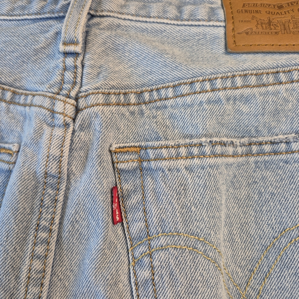 Levi's Light Blue Denim Mini Skirt - Picture 10 of 13